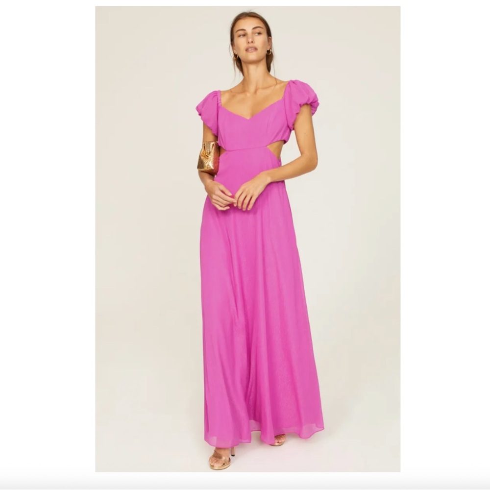 Liv Foster Pink Maxi Dress Gown from Size 6 from RTR 💖